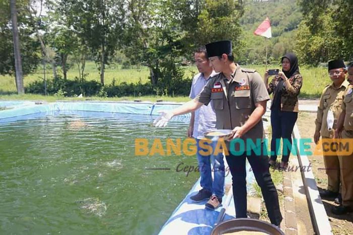 Tinjau Suksesnya Budidaya Ikan Patin, Bupati Trenggalek Bagikan Tips untuk Warga Sekitar