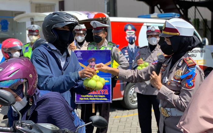 Operasi Zebra Semeru di Kota Batu, Ada Hadiah Bagi Pengendara yang Sudah Vaksin dan Tertib