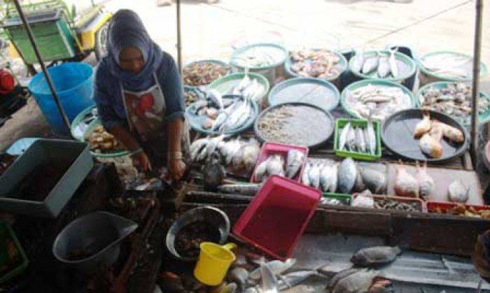 Harga Ikan Laut di Pasar Tradisional Jombang Merangkak Naik