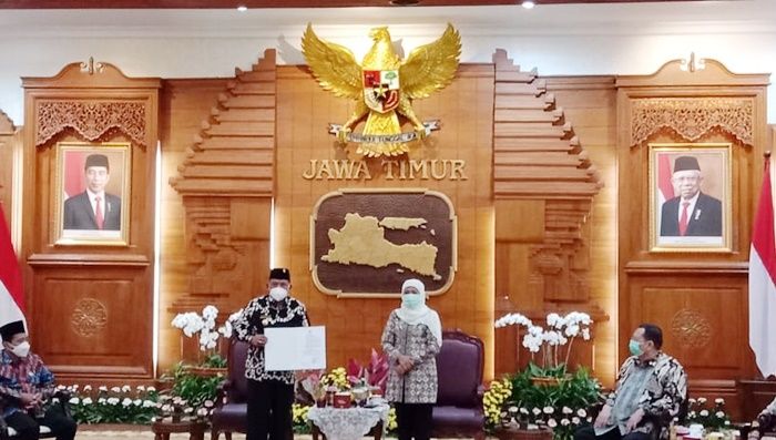 Isi Kekosongan Kepemimpinan di Pemkab Nganjuk, Gubernur Jatim Lantik Wabup Marhaen Jadi Plt Bupati