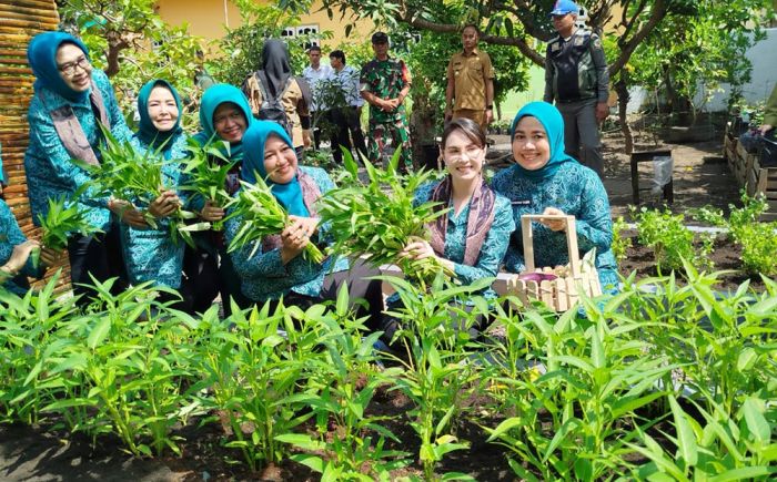 Kunjungan ke Bangkalan, Ketua PKK Jatim Dorong Penurunan Angka Stunting Lewat Penanaman Hortikultura