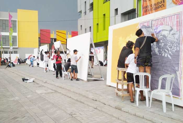 40 Seniman Mural Jatim dan Jateng Ramaikan Festival Gempol 9 40 Seniman Mural Jatim dan Jateng Ramaikan Festival Gempol 9