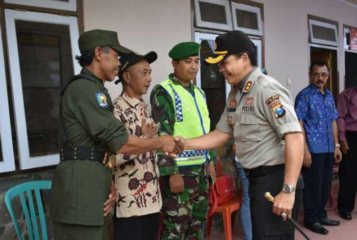 Jajaran Polres Batu Bantu Amankan Pilkades Serentak di Malang Barat