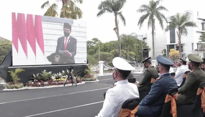 Ikuti Upacara HUT TNI ke-76, Bupati Hendy Apresiasi Peran TNI Perangi Pandemi di Jember