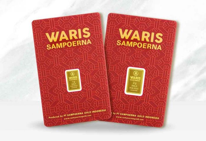 Tren Harga Emas Waris Sampoerna Hari Ini Melonjak, 1 Gram Naik Rp33 Ribu