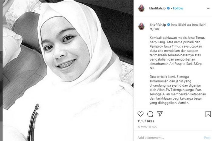 Perawat Hamil Meninggal Berstatus PDP, Gubernur Khofifah Berdoa Semoga Sahid Perawat Hamil Meninggal Berstatus PDP, Gubernur Khofifah Berdoa Semoga Sahid