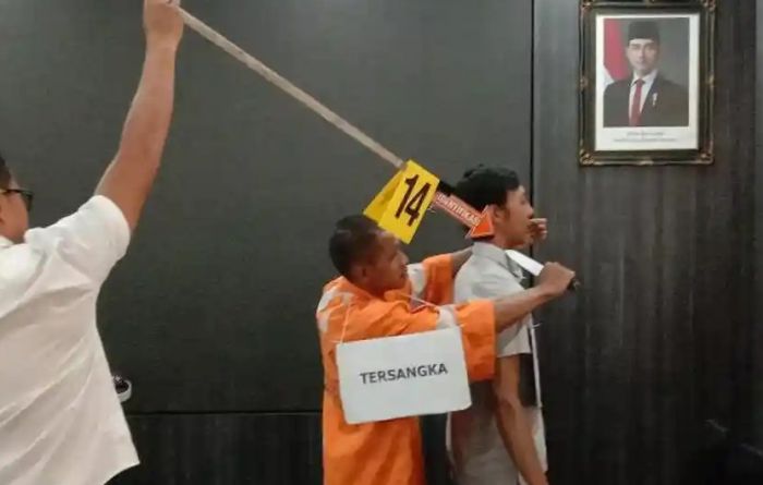 Rekonstruksi Pembunuhan Open BO di Kota Malang Pergakan 20 Adegan