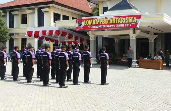 Pemkab Ngawi Bekerja Sama dengan Kodim 0805 Gelar Lomba PBB antar SLTA Pemkab Ngawi Bekerja Sama dengan Kodim 0805 Gelar Lomba PBB antar SLTA