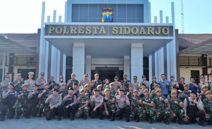Inilah Wujud Solidnya Sinergitas TNI-Polri di Sidoarjo Inilah Wujud Solidnya Sinergitas TNI-Polri di Sidoarjo