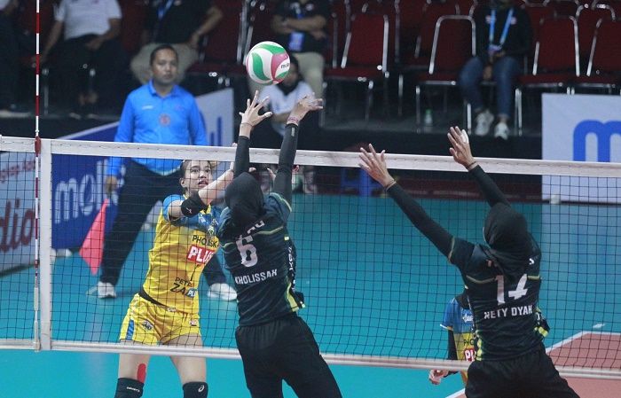 Tim Putri TNI AU Menang 3-0 di Laga Perdana Lawan Gresik Petrokimia Tim Putri TNI AU Menang 3-0 di Laga Perdana Lawan Gresik Petrokimia