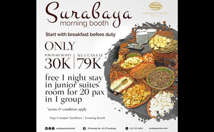 Harga Murmer, Surabaya Morning Both Jadi Andalan Menu Sarapan Pagi Surabaya Suites Hotel