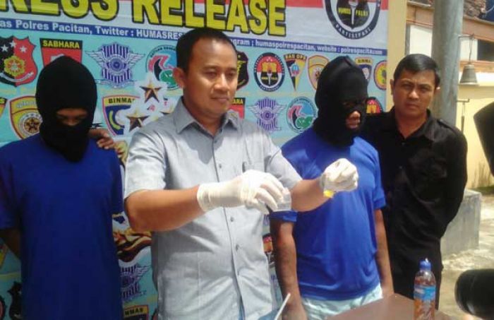 Kedapatan Nyabu, Sepasang Kekasih di Pacitan Dicokok Polisi