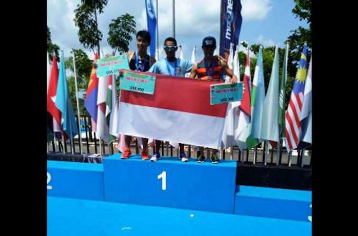 Atlet Koarmatim Juarai Asian Triathlon Championship 2017