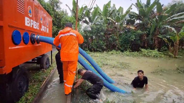 BPBD Tuban Lakukan Sejumlah Langkah Tangani Luapan Bengawan Solo di 4 Kecamatan