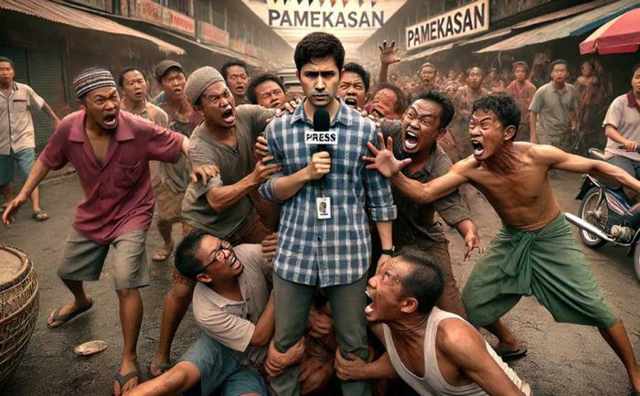 Jurnalis JTV Diintimidasi Hingga Diajak Duel Saat Liput Penertiban PKL di Pamekasan Jurnalis JTV Diintimidasi Hingga Diajak Duel Saat Liput Penertiban PKL di Pamekasan