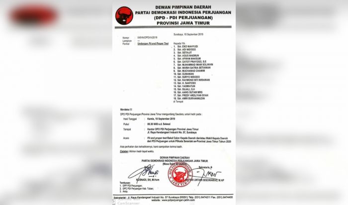 18 Pelamar Bacabup dan Bacawabup di PDIP Tuban akan Ikuti Fit and Proper Test 18 Pelamar Bacabup dan Bacawabup di PDIP Tuban akan Ikuti Fit and Proper Test
