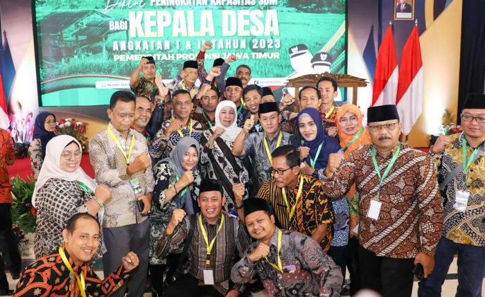 Buka Diklat SDM Kades, Gubernur Khofifah: Capacity Building Seiring Institusional Building