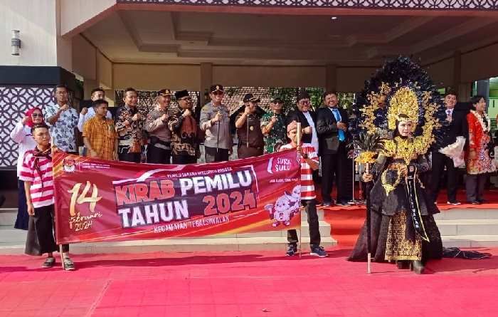 Sosialisasi Pemilu Kian Dekat, KPU Probolinggo Gelar Kirab dan Gema Salawat Sosialisasi Pemilu Kian Dekat, KPU Probolinggo Gelar Kirab dan Gema Salawat