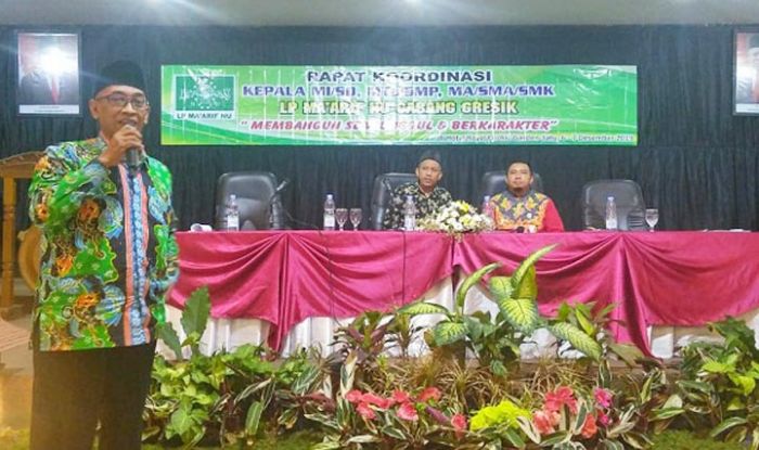 Kepsek LP Ma’arif NU se-Cabang Gresik Gelar Rakor