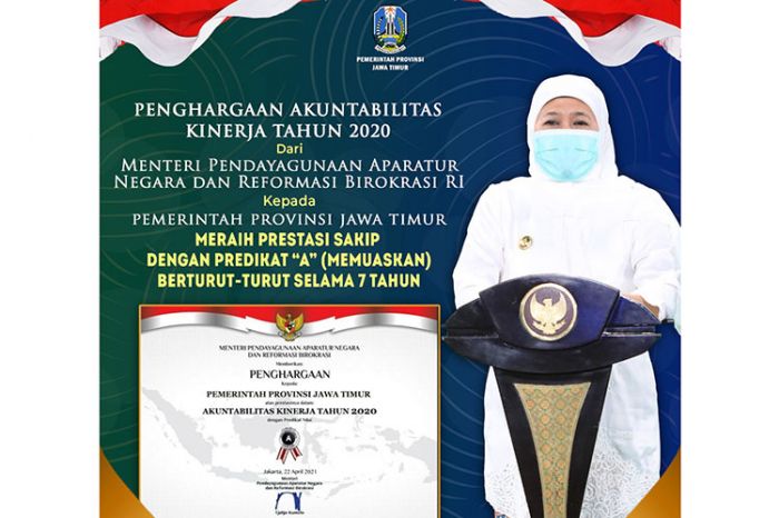 Pemprov Jatim Raih SAKIP Predikat A Selama Tujuh Tahun Berturut-turut