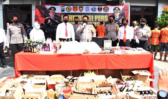 Dua Pekan, Polres Pamekasan Ungkap 133 Kasus dengan 169 Pelaku, Didominasi Premanisme