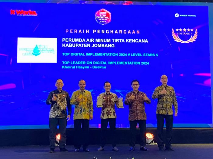 Aplikasikan Teknologi AI, Perumdam Tirta Kencana Jombang Raih Top Digital Awards 2024 Aplikasikan Teknologi AI, Perumdam Tirta Kencana Jombang Raih Top Digital Awards 2024