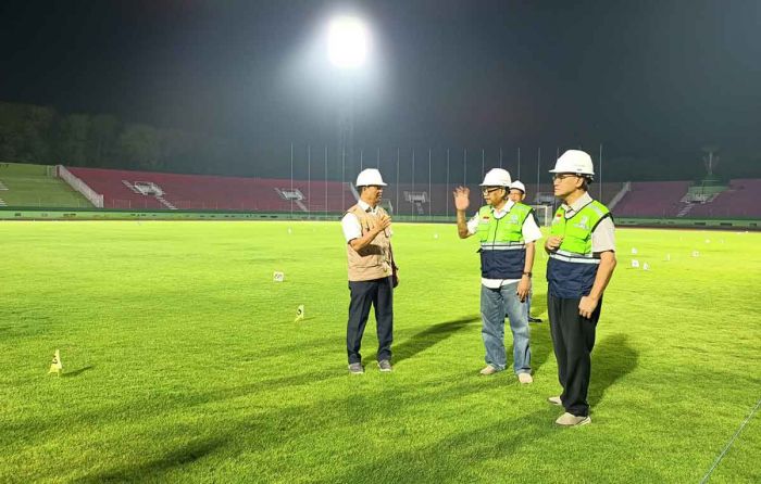 Lampu Baru, Pencahayaan Stadion Gelora Delta Sidoarjo Lebihi Standar PSSI dan FIFA Lampu Baru, Pencahayaan Stadion Gelora Delta Sidoarjo Lebihi Standar PSSI dan FIFA