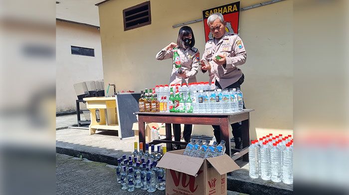 Operasi Pekat 2022, Polres Mojokerto Kota Amankan 583 Botol Miras Berbagai Jenis Operasi Pekat 2022, Polres Mojokerto Kota Amankan 583 Botol Miras Berbagai Jenis