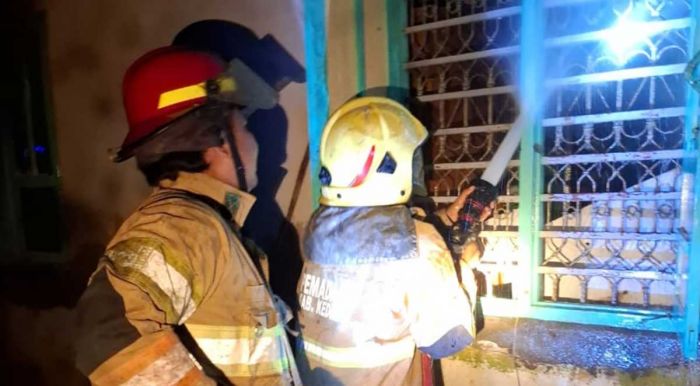 Kebakaran di Kediri, Kerugian Capai Rp150 Juta