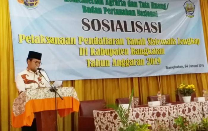 BPN Bangkalan Gelar Sosialisasi PTSL