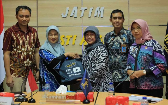 Kanwil Kemenkumham Jatim Sampaikan Strategi Meraih Predikat WBBM ke PPSDM KEBTKE Kementerian ESDM