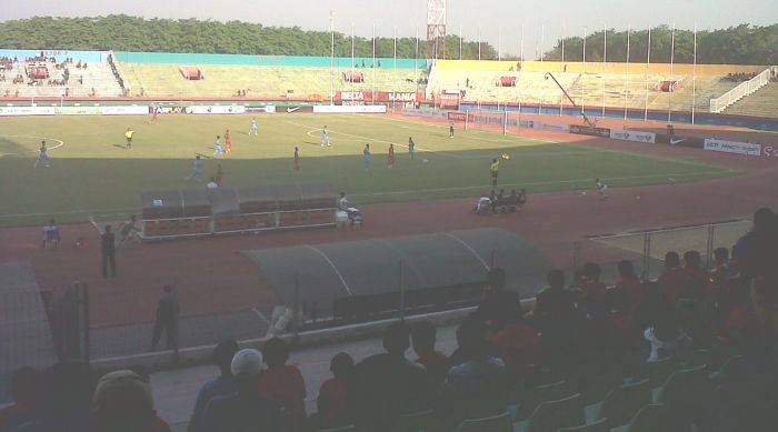 Laga Timnas Indonesia Vs Kamboja di GOR Sidoarjo Sepi Penonton Laga Timnas Indonesia Vs Kamboja di GOR Sidoarjo Sepi Penonton