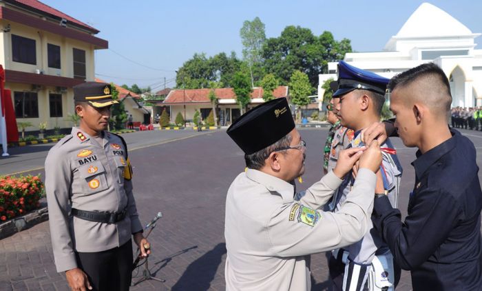 Pj Bupati Pasuruan Pimpin Apel Gelar Pasukan Ops Terpusat Lilin 2023