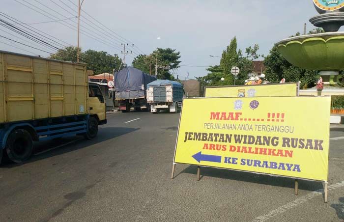 Begini Rekayasa Lalu Lintas untuk Mengurai Kemacetan Akibat Ambrolnya Jembatan Babat-Widang Begini Rekayasa Lalu Lintas untuk Mengurai Kemacetan Akibat Ambrolnya Jembatan Babat-Widang