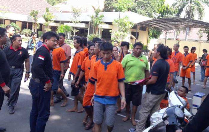 Sebulan, Polres Gresik Ungkap 48 Kasus Kriminal