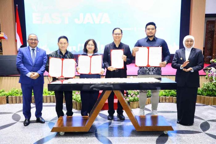 Khofifah Pimpin Misi Dagang dan Inventarisasi di Singapura, Transaksi Tembus Rp4.163 T