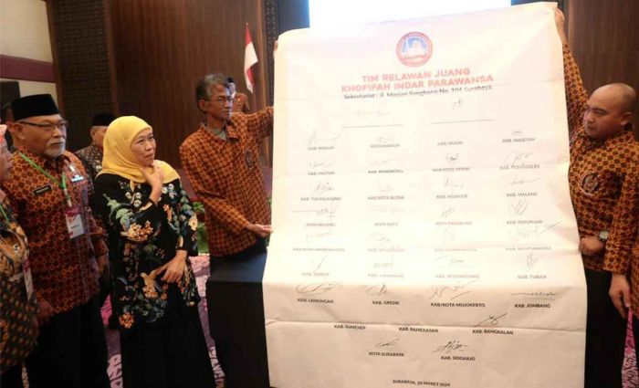 DHD 45 Deklarasi Dukungan ke Khofifah Maju di Pilgub Jatim 2024 DHD 45 Deklarasi Dukungan ke Khofifah Maju di Pilgub Jatim 2024