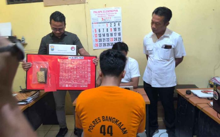 Polisi Amankan 55 Poket Sabu dari Calon Pengantin di Bangkalan