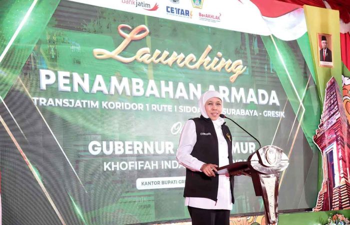 Perluas Jangkauan Layanan, Gubernur Khofifah Launching Tambahan Armada Bus Transjatim Koridor I Perluas Jangkauan Layanan, Gubernur Khofifah Launching Tambahan Armada Bus Transjatim Koridor I