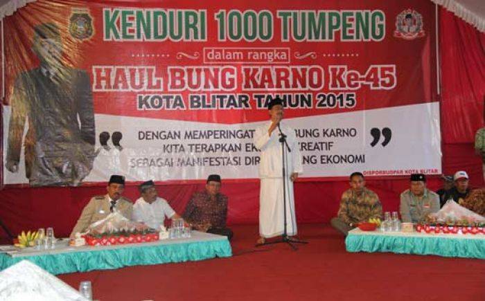 Haul Bung Karno Ke-45, Pemkot Blitar Gelar Kenduri 1.000 Tumpeng Haul Bung Karno Ke-45, Pemkot Blitar Gelar Kenduri 1.000 Tumpeng