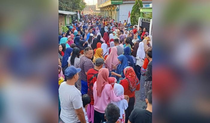 Satukan Masyarakat, Paguyuban RT/RW Dusun Nganglang Adakan Jalan Sehat