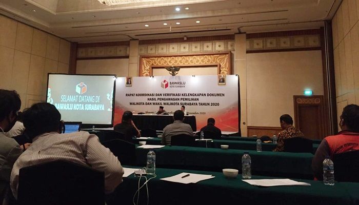 Hadapi Sengketa Hasil Sidang MK, Bawaslu Surabaya Gelar Rakor Libatkan 31 Kecamatan