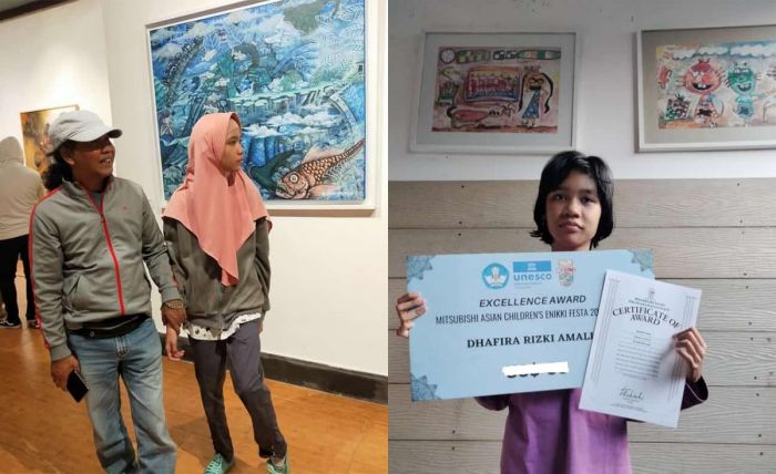 Kirim Lima Lukisan ke Jepang , Siswi SDN Junrejo 2 Kota Batu Raih Prestasi Internasional Kirim Lima Lukisan ke Jepang , Siswi SDN Junrejo 2 Kota Batu Raih Prestasi Internasional