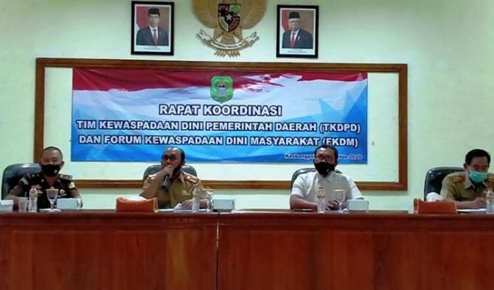 Jelang Pilkada, Kesbangpol Trenggalek Gelar Rakor dengan TKPD dan FKDM