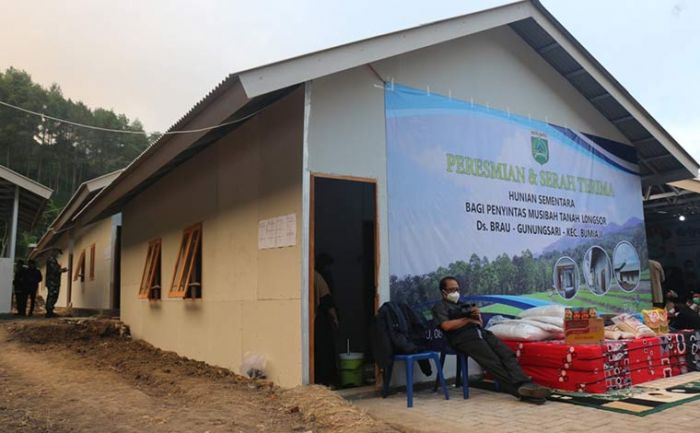 Wali Kota Batu Resmikan Huntara di Dusun Brau
