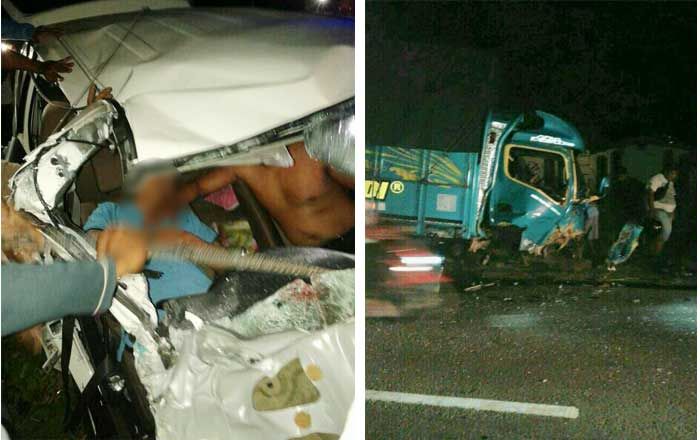Kecelakaan Maut di Raya Caruban-Ngawi: Avanza Tabrak Truk, Pasutri Tewas