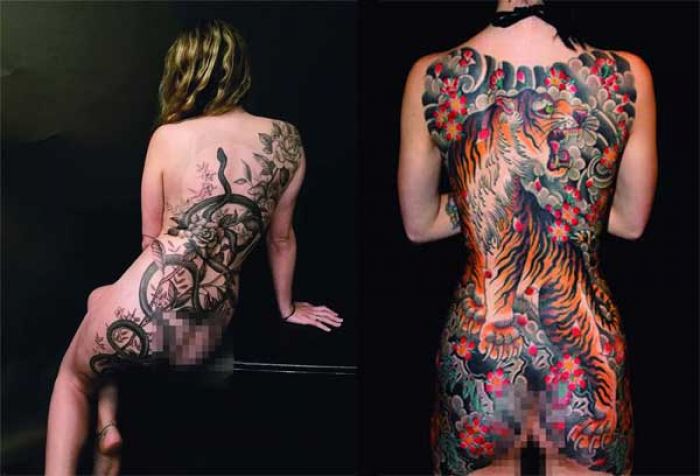 ​Inilah Tatto di Punggung Gadis, Paling Rumit Dibuat dan Paling Eksotik