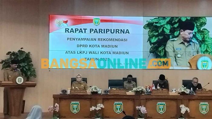 Ini Rekomendasi DPRD Kota Madiun soal Penyampaian LKPJ 2023