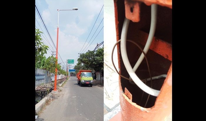 Pakai Besi Bekas, Proyek Pengadaan PJU DLH Mojokerto Rp 500 Juta Jadi Sorotan Pakai Besi Bekas, Proyek Pengadaan PJU DLH Mojokerto Rp 500 Juta Jadi Sorotan
