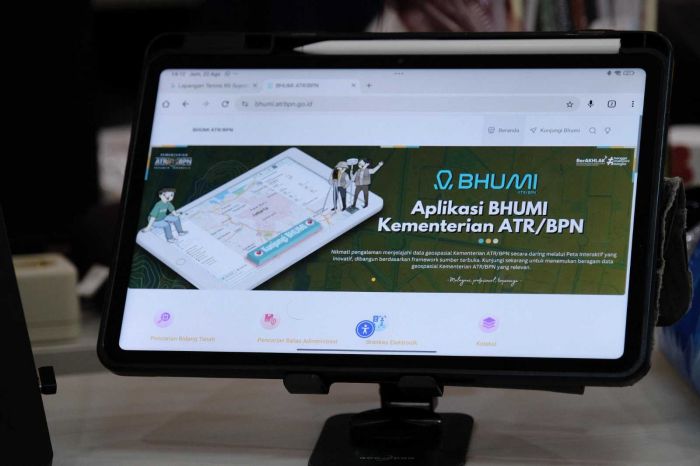 Kementerian ATR BPN Buka Akses Peta Pertanahan Bhumi untuk Publik